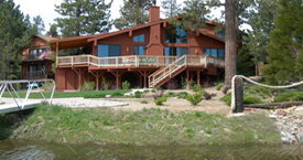 Big Bear House in summer